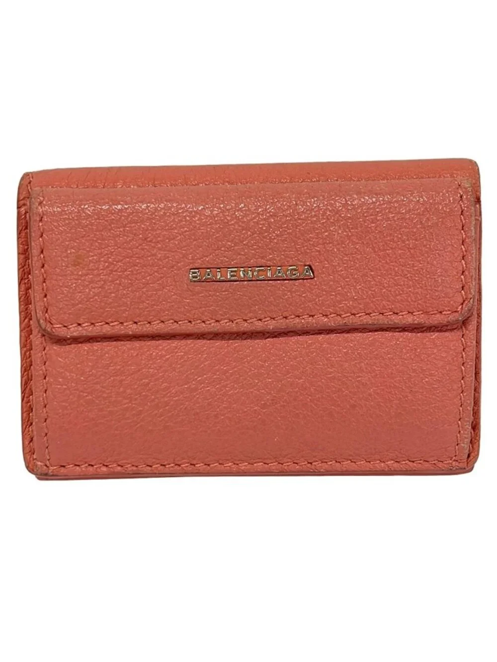 Balenciaga Essential Pink Leather Wallet